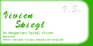 vivien spiegl business card